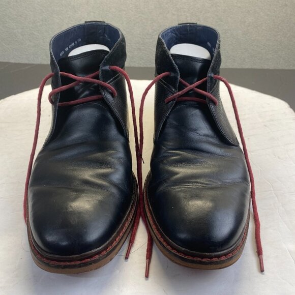 Cole Haan Men's US 10M Black Leather Chukka Desert Ankle Casual Boots C11766